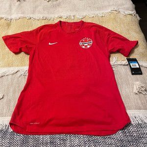 Canada Soccer Women's Nike Authentic Home Jersey